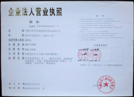 企业法人营业执照